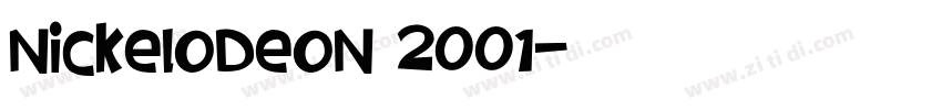nickelodeon 2001字体转换